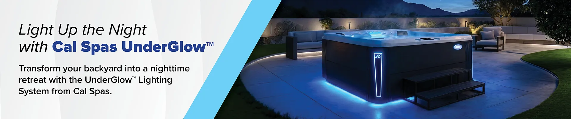 Calspas hot tub being used in a family setting - Mill Villen